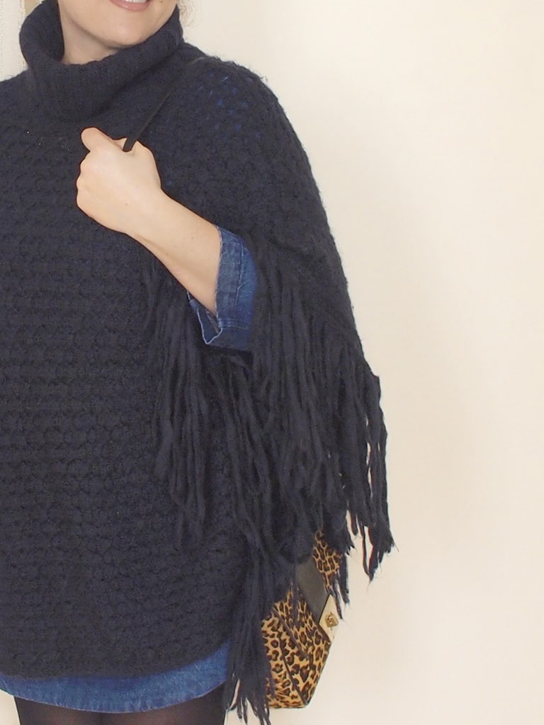 VerdementaBlog_outfit_curvy_abito_denim_Penneys_poncho_Taglia48