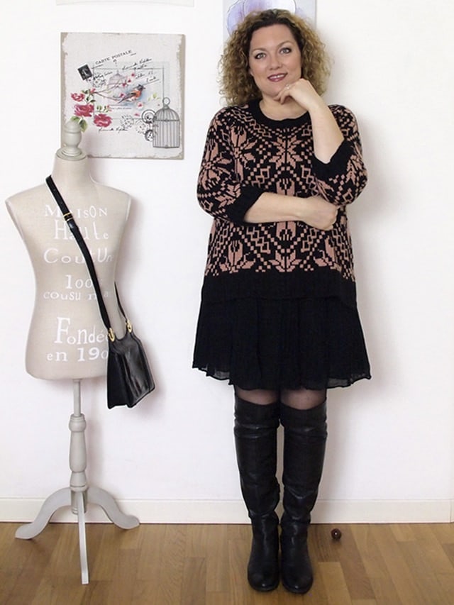 Verdementa_Blog-outfit-curvy-gonnellina-maglione-jacquard-2