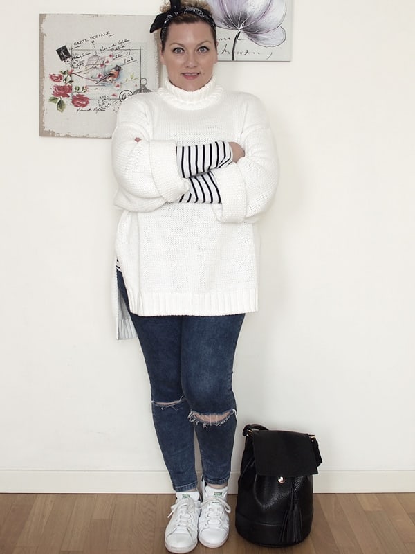 VerdementaBlog_outfit-curvy-maglione oversize bianco jeans skinny-3