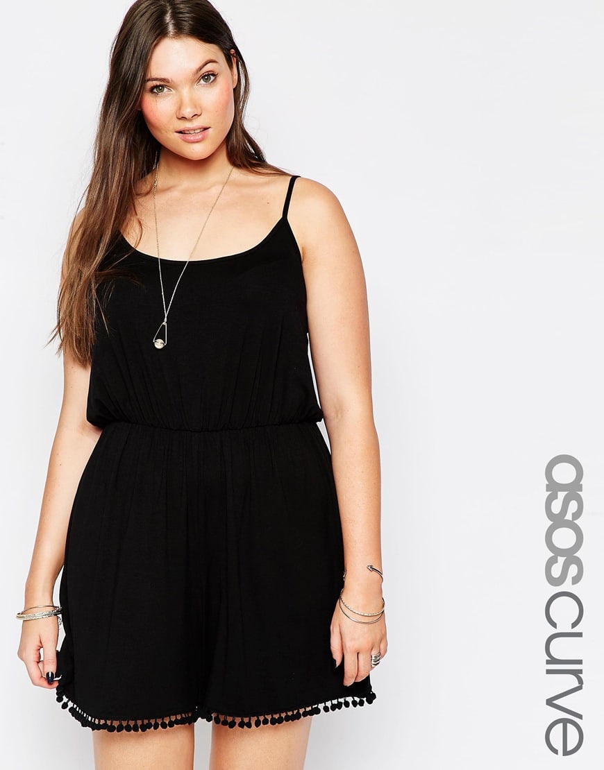 salopette corta Asos Curve
