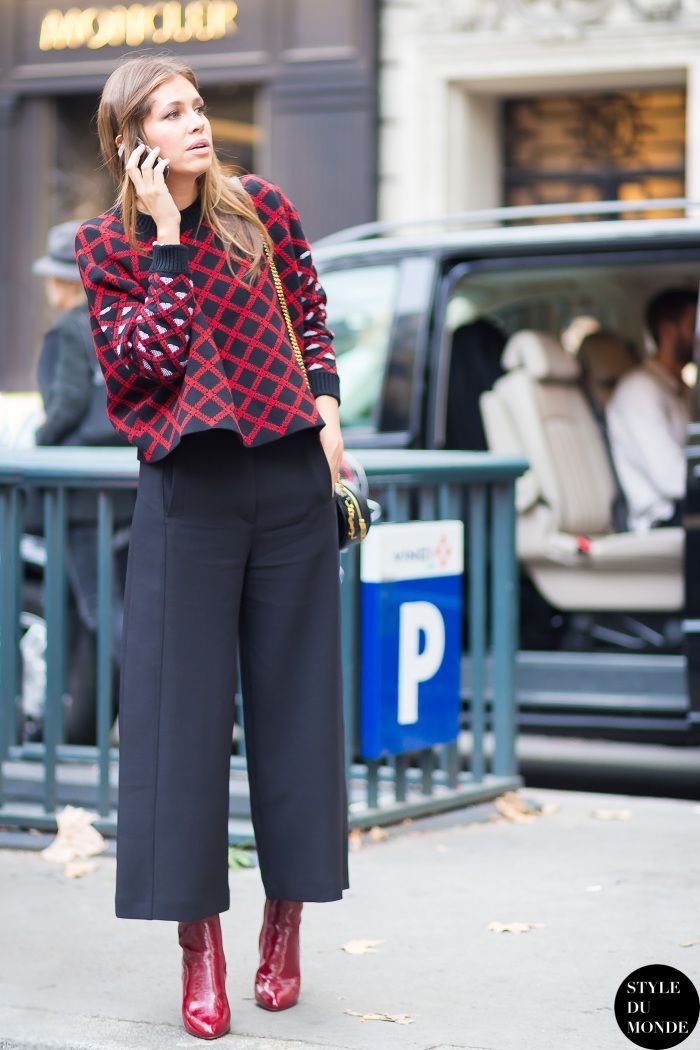 come abbinare i pantaloni culotte in inverno