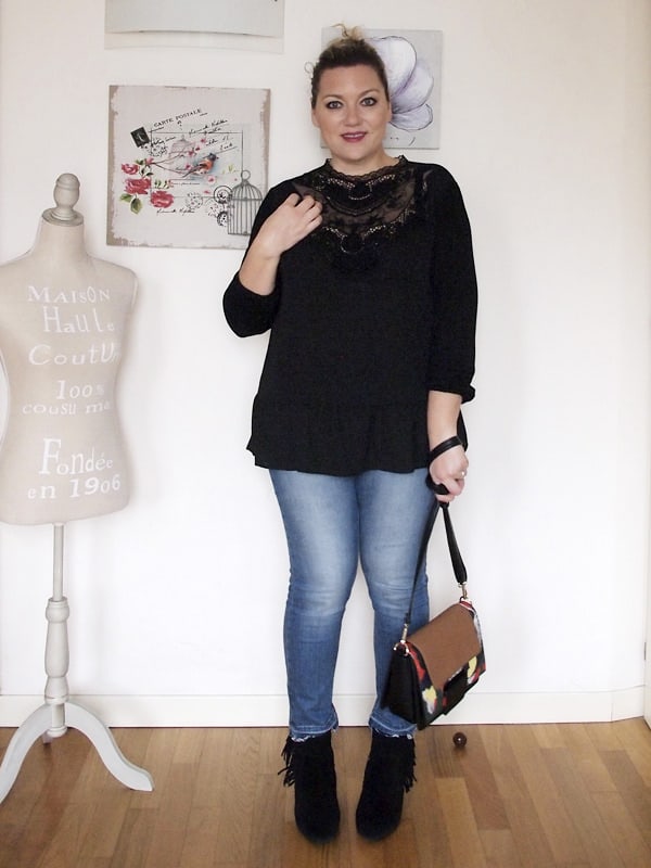 blusa vittoriana OVS curvyglam