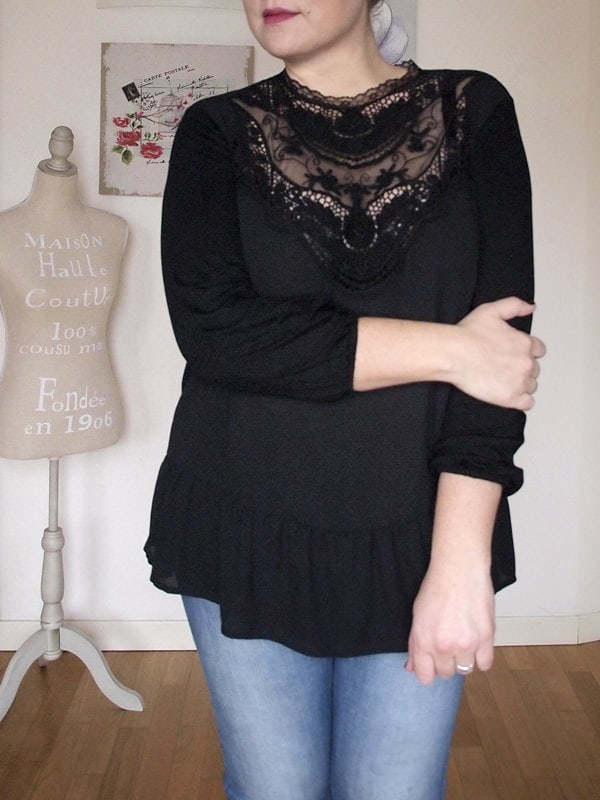 blusa vittoriana OVS curvyglam