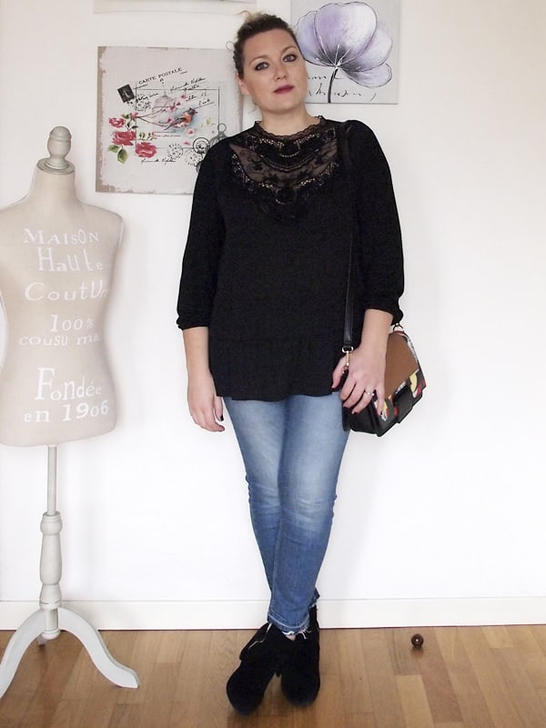 blusa vittoriana OVS curvyglam
