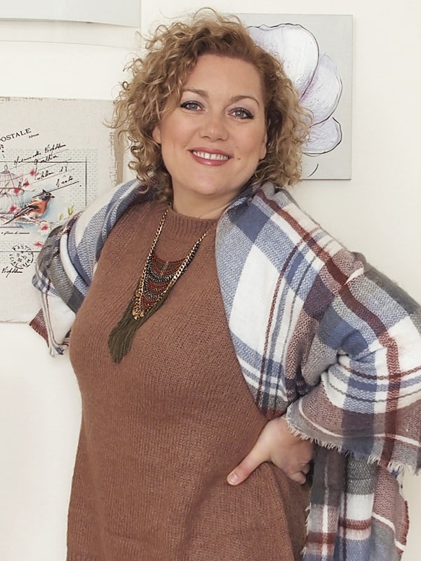 outfit curvy casual-country con collana boho tribale di Happiness Boutique