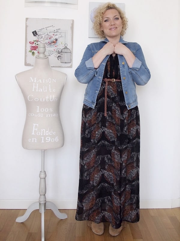 outfit curvy stile country con spalle scoperte 07