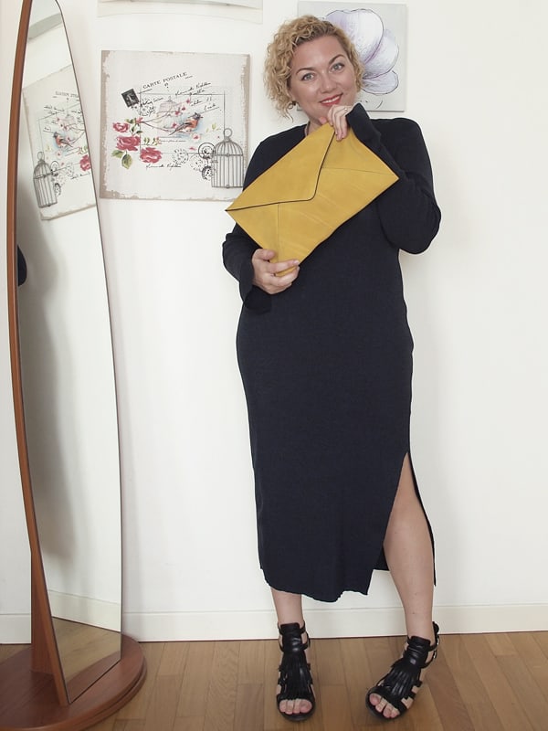 Verdementa Blog: outfit curvy con abito in maglina aderente