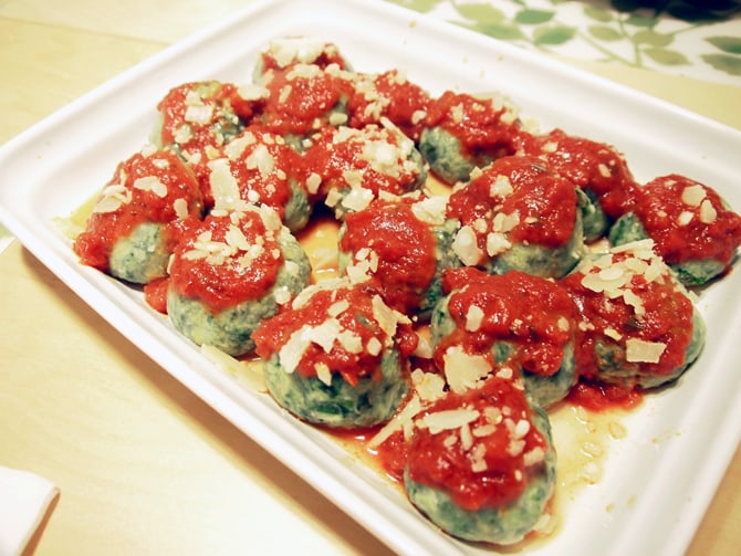 ricetta gnudi ricotta e spianci