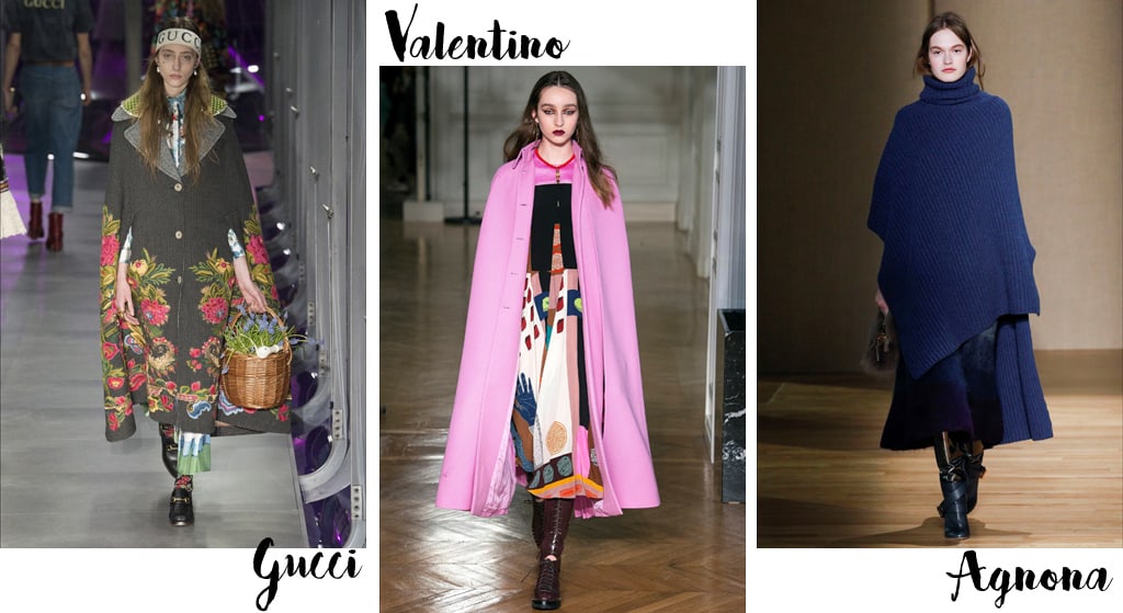 Tendenze moda autunno inverno 2017-18, cappe