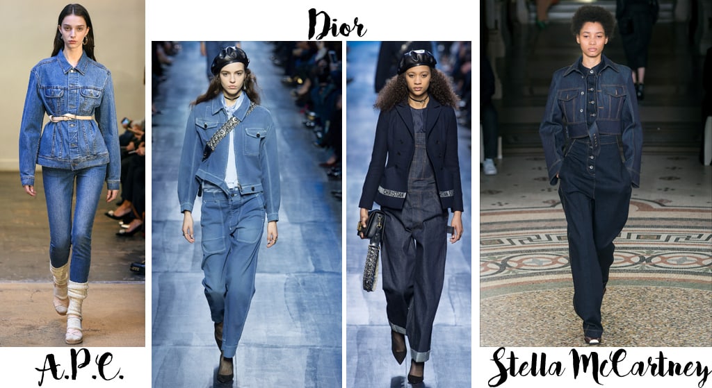 Tendenze moda autunno inverno 2017-18, denim e jeans
