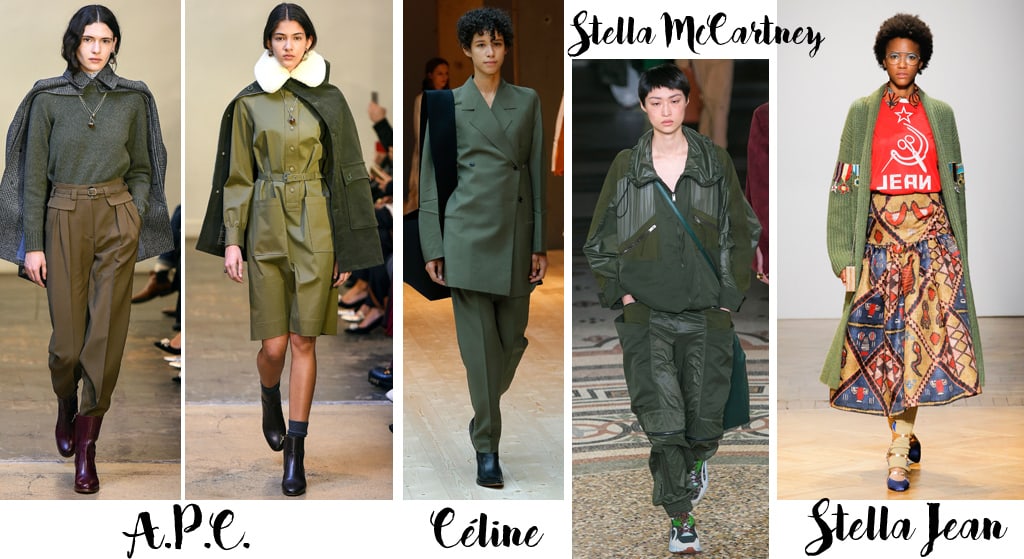 Tendenze moda autunno inverno 2017-18, militare