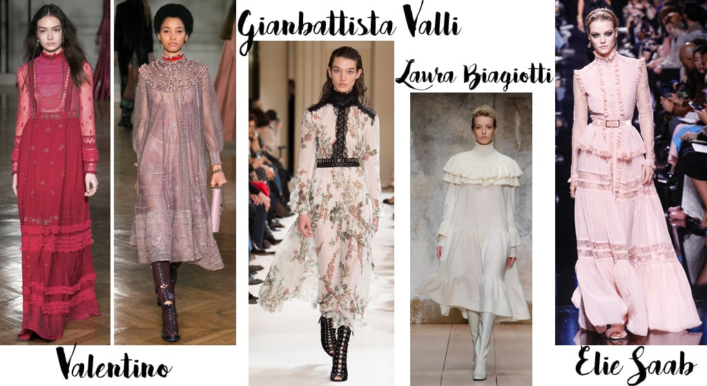 Tendenze moda autunno inverno 2017-18, vittoriano