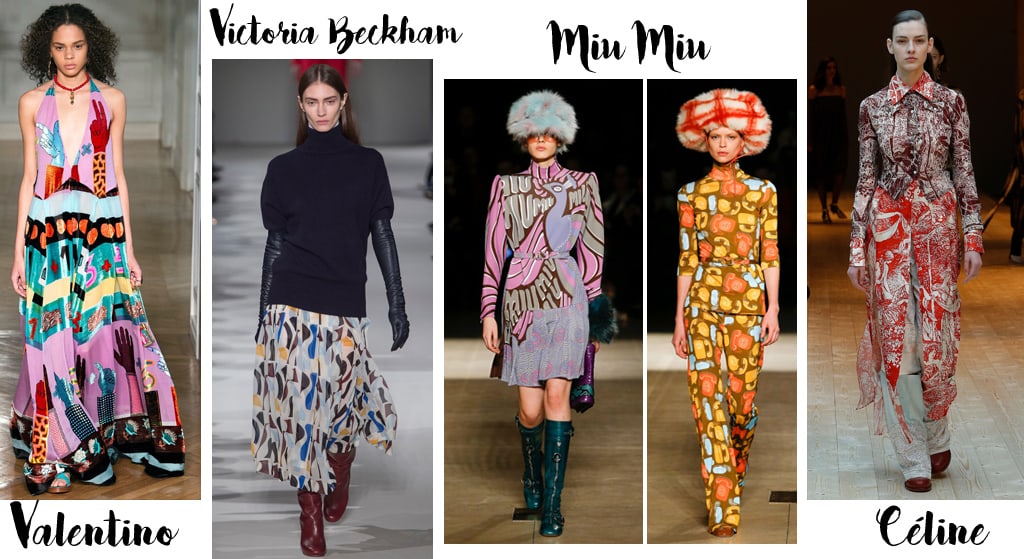 Tendenze moda autunno inverno 2017-18, stampe e fantasie