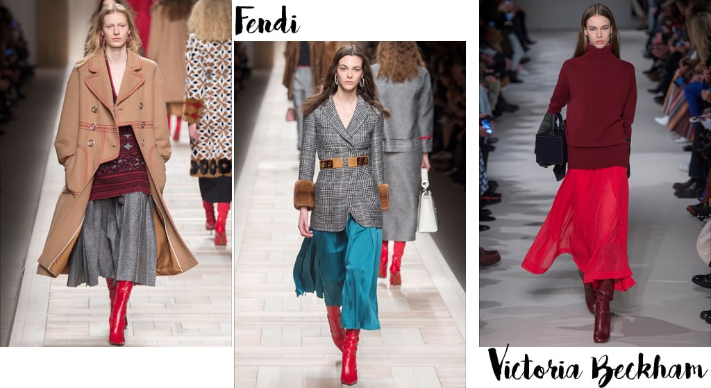 Tendenze moda autunno inverno 2017-18, colore rosso